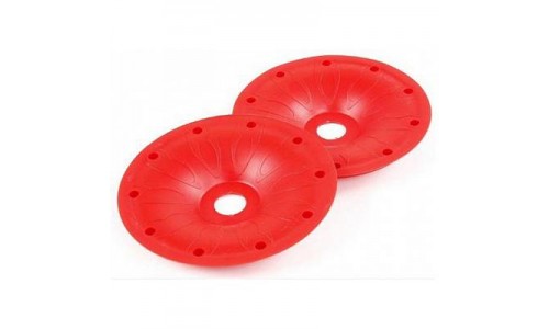 Outer Sealed Beadlocks Front RED - 2PCS | Rovan Sports
