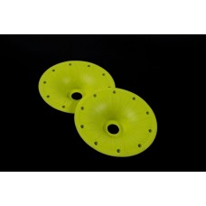 Outer Sealed Beadlocks Rear YELLOW - 2PCS | Rovan Sports