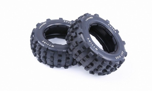 Big Knobby Rear Tyres - 5T/5SC/Losi - 2Pcs | Rovan Sports