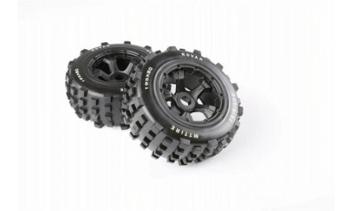 Baja 5T &  5SC / Knobby Wheel & Tyre Set - REAR 2Pcs | Rovan Sports
