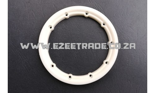 Outer Beadlocks NEW Design WHITE - 2PCS | Rovan Sports