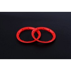 Outer Beadlocks NEW Design - RED - 2PCS | Rovan Sports