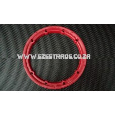 Outer Beadlock Burgundy Red - 2PCS | MadMax RC