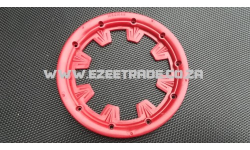 Outer HD Beadlock Burgundy Red - 2PCS | MadMax RC