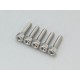 3mm Beadlock Screws Stainless - 10Pcs