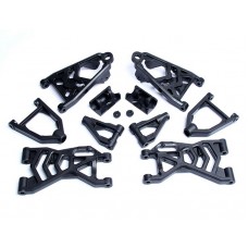 Heavy Duty Control Arm Set  Black | Rovan Sports