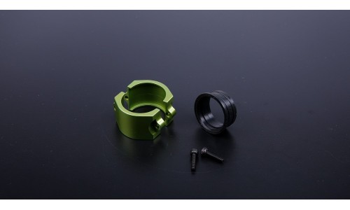CNC Exhaust Clamp - GREEN | Rovan Sports