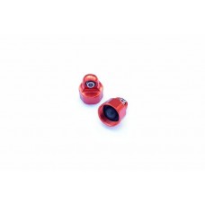 Upper Alloy Shock Caps RED - 2Pcs | Rovan Sports