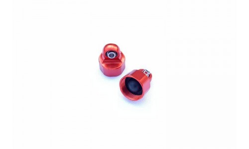 Upper Alloy Shock Caps RED - 2Pcs | Rovan Sports