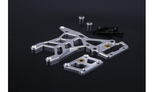 Upgrade Rear Upper Plate - SILVER | Rovan Sports