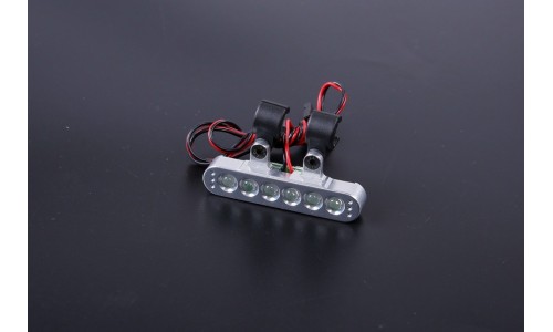 Alloy Rear LED Mount & LED's - SILVER | Rovan Sports