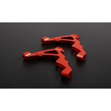 Alloy Front Shock Tower Supports - RED | Rovan Sports