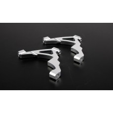 Alloy Front Shock Tower Supports - SILVER | Rovan Sports