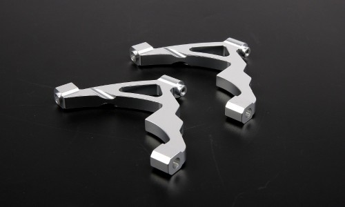 Alloy Front Shock Tower Supports - SILVER | Rovan Sports