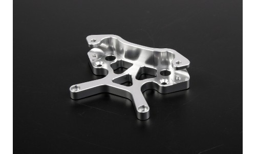 CNC Alloy Front Shock Tower Mount - SILVER | Rovan Sports