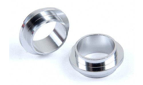 Rear Shock Spring Spacer Alloy Set 2Pcs - SILVER | Rovan Sports