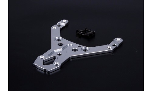 Upgrade Front Upper Plate - SILVER | Rovan Sports