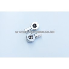 Alloy Rear upper rod ends - SILVER | Rovan Sports