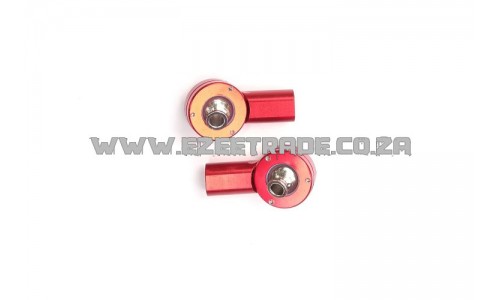 Alloy Rear upper rod ends - RED | Rovan Sports