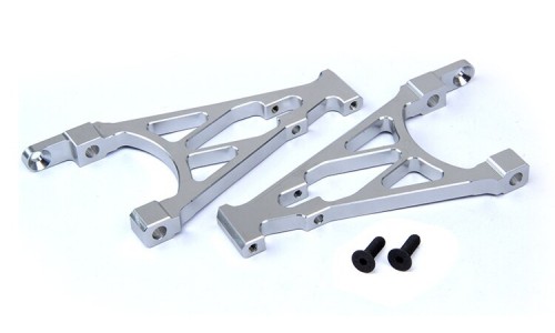 Alloy Rear Shock Towers 2 Pcs - SILVER | Rovan Sports