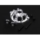 Alloy CNC Clutch Bell Carrier NEW - SILVER | Rovan Sports