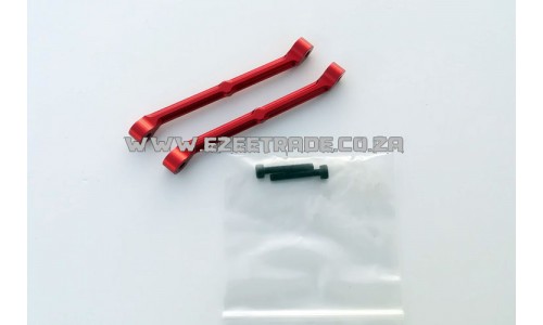 Alloy Rear shock Tower Supports - RED | Rovan Sports