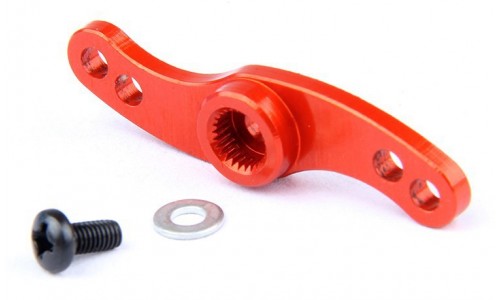 Alloy Throttle Servo Arm 25T - DARK ORANGE | Rovan Sports
