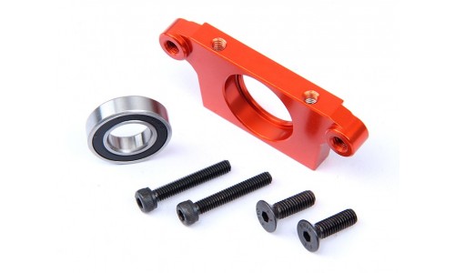 Alloy Main shaft & Bearing Carrier - RED | Rovan Sports