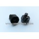 Upper Alloy Shock Caps - BLACK - 2Pcs | Rovan Sports