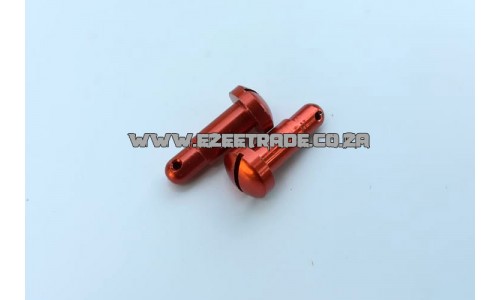 Alloy Gear Cover Fixers - DARK ORANGE | Rovan Sports