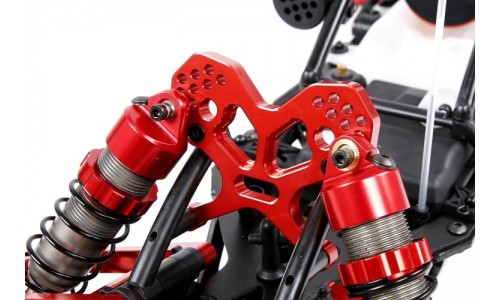 Adjustable CNC Alloy Front Suspension Mount - RED | Rovan Sports
