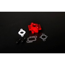 CNC Alloy Carb Intake Manifold for 32, 36 & 45cc - RED | Rovan Sports CNC Alloy Carb Intake Manifold for 32, 36 & 45cc - RED | Rovan Sports