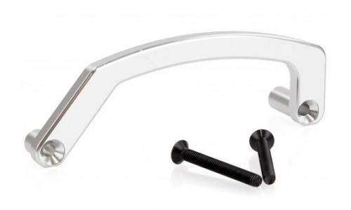 Alloy Engine Mount Fan Cover Crank Case Protector - SILVER | 23-30.5cc Engines